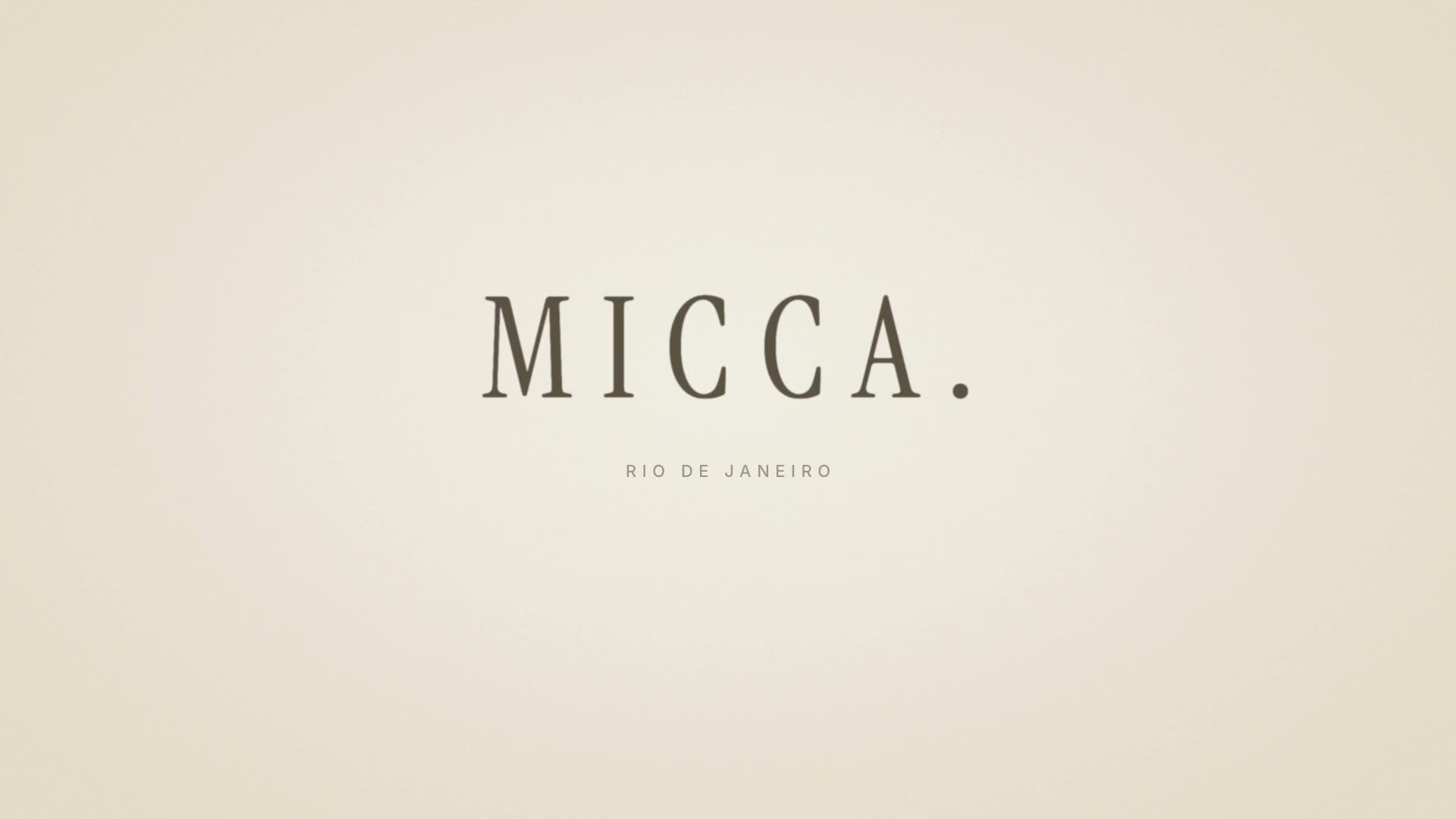 MICCA. Rio de Janeiro.